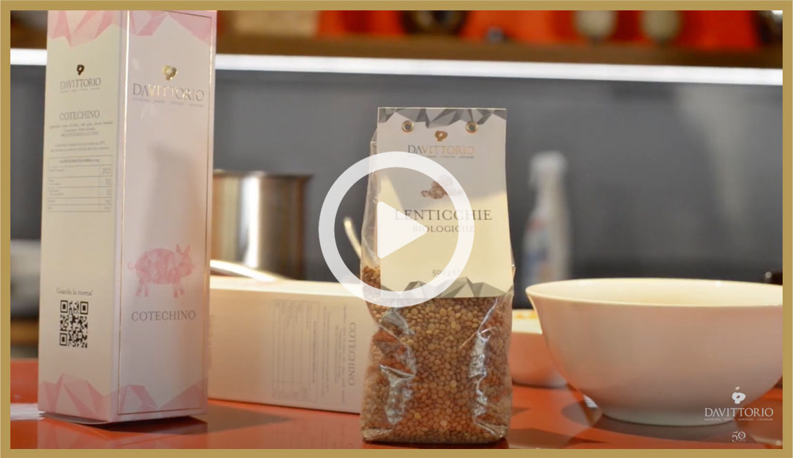 Guarda il video Ricetta Cotechino e Linticchie