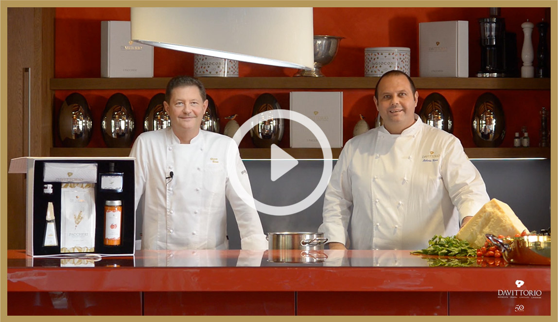 Guarda il video Ricetta Paccheri alla Vittorio