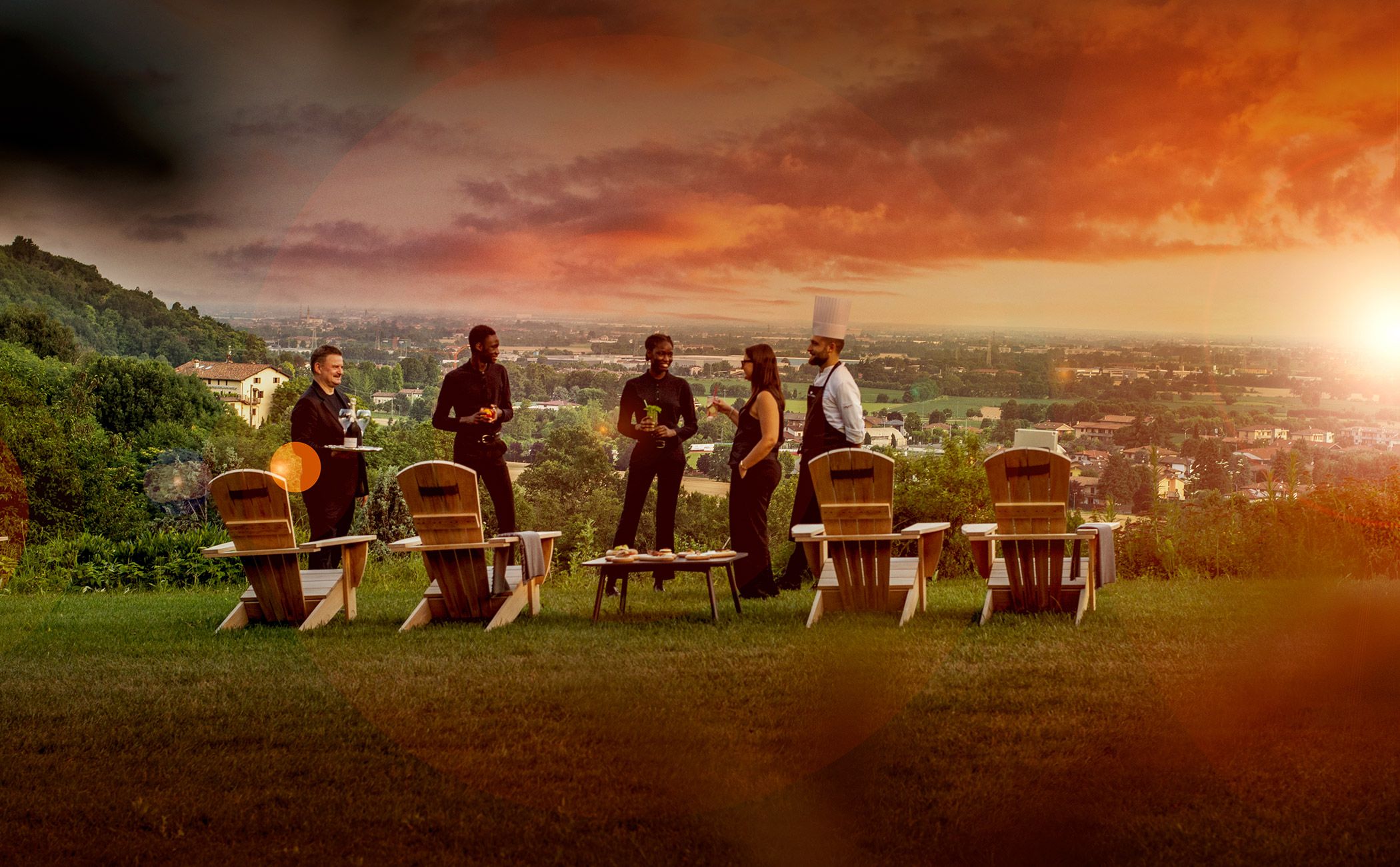 Aperitif at the Roccolo